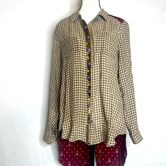 Aratta Silent Gourney button down top - Picture 3 of 7